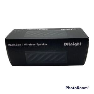 𝅺DKinght MagicBox II Wireless Bluetooth Speaker W/ Cables & Instructions In Box